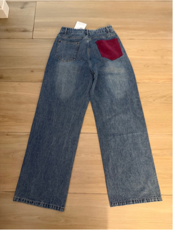 Cotoinddy Denim - NEW Street Fashion Loose Jeans Y2k Rivet Star Gothic Loose Denim S